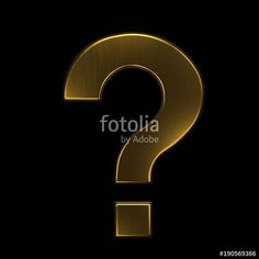 gold question mark on black background - free image 34895 by adobebabe