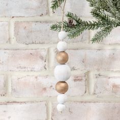 Wood Bead Ornament, The Feathered Farmhouse Wood Bead Ornaments, Road Trip Gifts, Bead Ornaments, Candle Wreaths, Fall Table Runners, Nutcracker Ornaments, Greenery Garland, Fall Items, Christmas Greenery