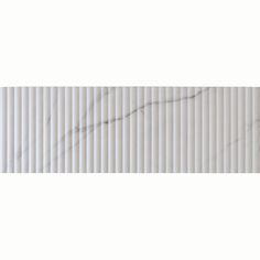 Grazioso Fluted Carrara Ceramic Tile 12x36 Sample Fluted Tile Fireplace, Fluted Fireplace Surround, Fluted Fireplace, Fluted Tile, Fluted Marble, Textured Kitchen, Wet Bar Designs, Fluted Wall, Tile Fireplace