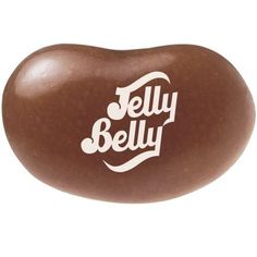 a chocolate candy with the word jelly belly on it