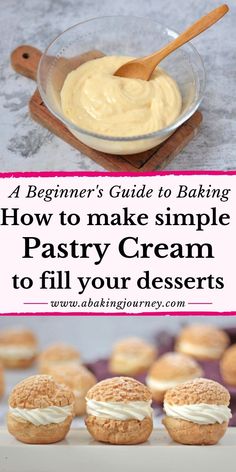 how to make simple pastry cream for desserts