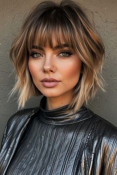 Trendy Short Hair Styles With Bangs, Bob W Bangs Hairstyles, Short Angled Bob Haircut With Bangs, Short Hairstyle Women Bangs Straight, 2024 Short Hairstyles For Women, Hair Cut2024, Top Hairstyles For 2024, Short Womens Haircuts With Bangs, 2024 Short Bob Hairstyles