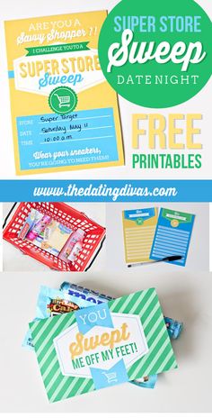 free printables for superstorre sweeps and coupons are on the table