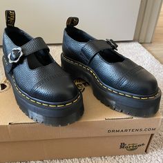 Brand New & Never Worn! Size: W7 Dr Martens Black, Dr Martens Shoes, Martens Shoes, Dr. Martens, Size 7, Women Shoes, Brand New, Women Shopping, Black