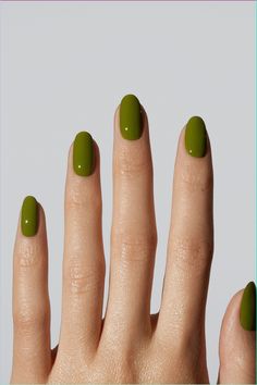 We love it so matcha! A bright, grassy green with yellowish undertones. Inspired by the uber-popular Japanese green tea. This standout colour from our SS20 collection is back by popular demand! Green Nail Polish, Green Nail, Her Nails, Minimalist Nails, Dream Nails, Funky Nails, Makati, Chic Nails, Green Nails