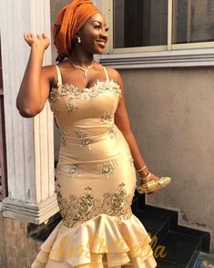 Gold Aso Ebi Styles Lace, Gold Aso Ebi, Lace Short Gown Styles, Aso Ebi Styles Lace, Wedding Guest Inspiration, Aso Ebi Dresses, Light Blue Prom, Latest Aso Ebi Styles