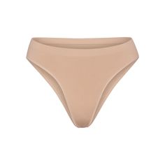 SOFT SMOOTHING SEAMLESS BRIEF | CLAY Everyday Solid Bottoms With Moderate Coverage, Beige Soft Touch Intimate Briefs, Everyday Soft Touch Intimate Briefs, Classic Soft Touch Bottoms, Classic Briefs With Soft Touch, Soft Solid Color Intimate Briefs, Marbled Clay, High Waisted Briefs, Personal Marketing