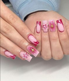 Hawaiian Nails, Romantic Nails, Easy Nails, Nails Now, Summery Nails, Glow Nails, Really Cute Nails