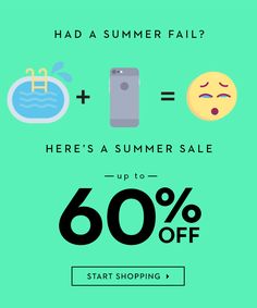 the summer sale is up to 60 % off