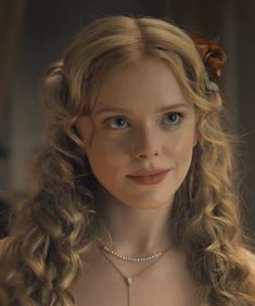 Blonde Princess Face Claim, Blonde Women Face Claims, Historic Face Claim, Curly Blonde Face Claim, 1800s Updo, Blonde Character Inspiration Woman, Bridgerton Face Claims, Abigail Cowen Blonde, Abigail Cowen Redeeming Love