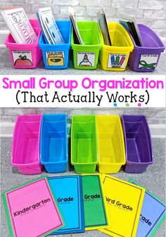 the small group organization that actually works is great for students to practice their writing skills