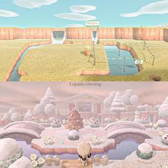 Instagram Acnh Fairytale, Acnh Winter, Acnh Christmas, Winter Core, Winter Town, Resort Island, Acnh Inspiration, Animal Crossing Guide