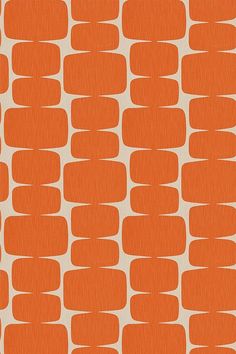 an orange and white background with small squares