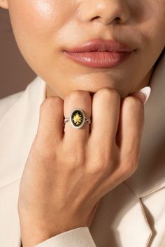 Elegant Yellow Hallmarked Signet Ring, Elegant Yellow Cabochon Rings, Luxury Amber Ring Jewelry, Amber Wedding Rings With Polished Finish, Formal Amber Open Ring Jewelry, Amber Fine Jewelry Promise Ring, Luxury Amber Sterling Silver Rings, Amber Open Ring For Anniversary, Amber Open Ring For Promise