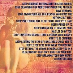 Surviving Infidelity, Being Manipulated, So Done, Stop Expecting, It Goes On, Toxic Relationships, On The Ground, Narcissism, Sink In