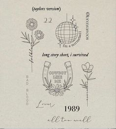 tattoo inspiration taylor swift / taylor tattoo / inspo tattoo / tatuagem / taylor swift / inspirações / tattoo ideia / the eras tour The Best Day Taylor Swift Tattoo, Taylor Embroidery, Taylor Tattoo, Swift Tattoo, Ghibli Tattoo, Room Prints