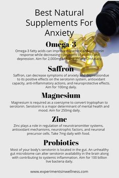 Best Supplements for Anxiety | www.experimentsinwellness.com Best Supplements, Diet Keto, Natural Supplements, Natural Home Remedies, Healthy Nutrition, Vitamin D