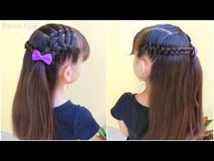 PEINADO RÁPIDO CON TRENZAS BÁSICAS, LIGAS Y CABELLO SUELTO| ELASTIC BRAIDED HAIRSTYLE #DaivoTips - YouTube Flower Hair Accessories, Flower Hair, Flowers In Hair, Bobby Pins, Hair Accessories, Elastic