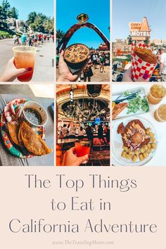 2023 Disney California Adventure Food and Restaurant Guide Best Snacks To Take To Disneyland, What To Eat In Disneyland, Things To Eat At Disneyland, Best Disneyland Snacks, Disneyland Snacks 2023, Best Disneyland Food 2024, Disneyland Food Guide