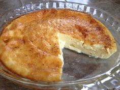 a pie sitting on top of a glass plate