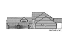 this is the front elevation of these house plans