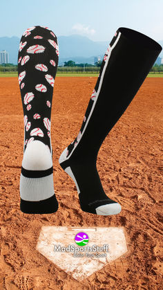 Take your season to the next level & get the best socks for your baseball team! Enjoy standing out on the field & being the talk of the town with the perfect pair of sports socks! Get your baseball socks, softball socks, basketball socks, golf socks, lacrosse socks, soccer socks & MORE this season! Visit MadSportsStuff.com to find out what your feet are missing! Best Socks, Golf Socks