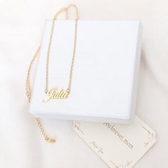 Elegant Jewelry, Name Necklace