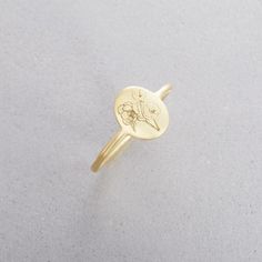 Personalized Birth Flower Ring Custom Dainty Ring Everyday | Etsy Delicate Birth Flower Promise Ring, Dainty Birth Flower Promise Ring, Dainty 14k Gold Birth Flower Ring, Dainty Flower Rings For Mother's Day, Gold Minimalist Birth Flower Ring, Dainty Flower Ring With Birth Flower, Dainty Flower Ring With Birth Flower Detail, Gold Minimalist Rings With Birth Flower, Minimalist Gold Rings With Birth Flower