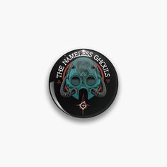 the hammerless ghouls badge on a white background