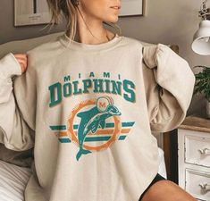 Vintage Miami Dolphin Football Sweatshirt Chiefs Apparel, Kansas Football, Chiefs Sweatshirt, Vintage Kansas City, City Sweatshirt, Kansas City Chiefs Apparel