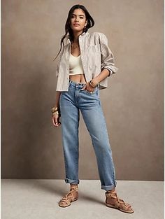 Search | Banana Republic Banana Republic Outfits, Sweater Designs, A Place In The Sun, Banana Republic Jeans, Wardrobe Update, Tomboy Outfits, Wide Jeans, Spring Wardrobe, Denim Trousers