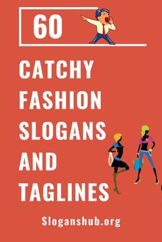 the cover of 60 catchy fashion slogans and taglines