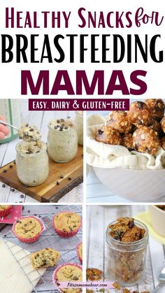 Curb the hanger and use some of these healthy breastfeeding snacks to keep you fueled! These high-protein snacks for nursing moms are all dairy-free, gluten-free, and easy to make. Whip up some of these snacks ahead of time and stress less knowing that you’ll always have something on hand to grab! Breastfeeding is intense and... Read More The post 30 Healthy Breastfeeding Snacks (Dairy & Gluten-Free) appeared first on Fit as a Mama Bear. Best Snacks For Breastfeeding Moms, Healthy Snacks For Nursing Moms, Postpartum Protein Snacks, Homemade Lactation Snacks, Nursing Mom Snacks, High Protein Lactation Snacks, Protein Balls For Breastfeeding, High Protein Snacks For Breastfeeding, High Protein Breastfeeding Snacks