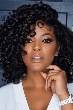 Deep Twist Crochet Braids, Short Curly Crochet Hair, Ocean Wave Crochet Hair, Curly Crochet Hair, Beach Curls, Curly Crochet Hair Styles, Easy Hairstyles For Medium Hair, Layered Bob Hairstyles