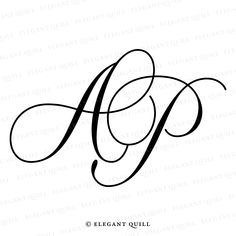 the letter p in cursive font, with an elegant script and lowercase