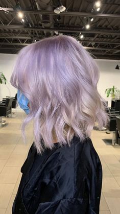 Purple Blonde Hair, Light Pink Hair, Violet Hair, Asian Short Hair, Pretty Hair Color