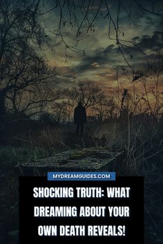 Curious about dreams involving your own death? Explore the themes of fear, subconscious thoughts, and surreal emotions linked to mortality. Embark on a journey of introspection as you interpret the meaning behind this powerful symbol in your dream world. Click to uncover insights into the anxiety, introspection, and symbolism surrounding dreams of one's death. **LIKE AND SAVE FOR LATER** About Dreams, Fear Of The Unknown, Dream World