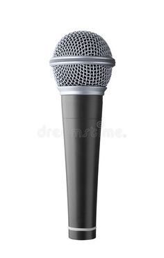 a microphone on a white background royalty illustration