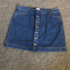 Reposhing This Item I Purchased From @Lau_fahey. Loved It, But Ready To Rotate For Something New. Questions? Leave A Comment Below! Jean Mini Skirt, Jean Mini Skirts, Women Skirts Midi, Something New, Mini Skirt, Midi Skirt, Womens Skirt, Color Blue, Loft