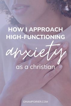 Always feel like you’re performing or like your mind is spinning? You may struggle with high-functioning anxiety. Here’s how I approach it from a Christian perspective. Biblical Meditation, Faith Board, High Functioning, Parts Of The Body, Inspirational Stories, Simplifying Life, Family Stories, Difficult Times