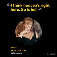 a woman with her hand on her mouth and the caption below reads, 68 think heaven's right here so is hell