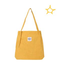 Corduroy Bag for Women Shopper Handbags Environmental Storage Reusable Canvas Shoulder Tote Bag school bags girl Christmas Gift Tote Bag School, Corduroy Bag, Bag School, Girl Christmas, Christmas Gifts For Girls, Shoulder Tote Bag, Girls Bags, Bag For Women, Shoulder Tote