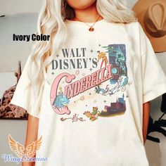 Retro Vintage Cinde Shirt, Walt Disney Princess Shirt, Disney Princess Shirt Cinderella Tshirt, Disney Princess Shirt, Cinderella Shirt, Vintage Cinderella, Walt Disney Princesses, Disney 2023, Disney Princess Shirts, Walt Disney Characters, Disney Princess Characters