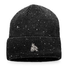 Keep your head warm and toasty with this Arizona Coyotes Authentic Pro Rink Pinnacle cuffed knit hat from Fanatics Branded. Featuring a bold embroidered logo on the front, this cap leaves no doubt who you're cheering for when the puck drops. Beat the chill in Arizona Coyotes style when you wear this cozy hat. ImportedOne size fits mostEmbroidered graphicsCuffedMaterial: 35% Nylon/30% Acrylic/30% Wool/5% PolyesterOfficially licensedBrand: Fanatics BrandedKnit designWipe clean with a damp clothStretch fit Arizona Coyotes, Military Appreciation, Cozy Hat, Mlb Teams, Hockey Fans, Team T Shirts, Knit Hat, Adjustable Hat, Black Charcoal