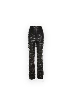 Tough Love PU Leather Pants - Dezired Beauty Boutique Faux Leather Pants For Streetwear, Fitted Leather Pants For Fall Streetwear, Fitted Faux Leather Pants For Streetwear, High-waisted Leather Pants For Streetwear, Fitted Leather Pants For Streetwear, High Waist Leather Pants For Streetwear, Chic Fitted Pants For Streetwear, Trendy Fitted Leather Pants For Streetwear, Spring Streetwear Faux Leather Pants