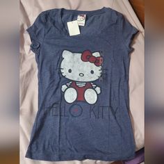 New Hello Kitty Tee Clothes Hello Kitty, Y2k Hello Kitty, Hello Kitty Baby, Dog Sketch, 2000s Fashion Outfits, Cat Tee, Birthday List, Virtual Closet, 2000s Fashion