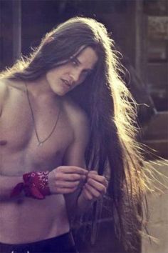 Boy Long Hair, Metalhead Guy, Guys With Long Hair, Man With Long Hair, Men With Long Hair, Metal Boy, Long Hair Images, Gothic Men, Boys Long Hairstyles