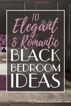 14 Tips For Decorating With Black Bedroom Walls | My Guest Bedroom Black Bedroom Ideas, Dark Gray Bedroom, Diy Home Decor For Apartments, Black Bedroom Design, Black Accent Walls, Black Rooms