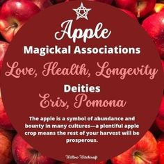 Apple Magickal Properties, Fruit Correspondences, Fruit Meaning Witchcraft, Apple Meaning