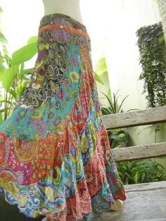 Swirl Skirt, Mundo Hippie, Broomstick Skirt, Festival Skirt, Moda Hippie, Boho Mode, Estilo Hippy, Mode Hippie, Boho Skirt